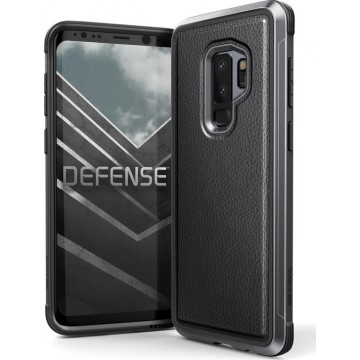 X-Doria Defense Lux cover - zwart leder - voor Samsung Galaxy S9+