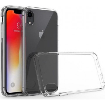 Apple iPhone XR Hoesje Armor Back Cover Transparant
