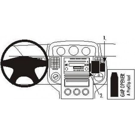 Brodit angled mount v. Nissan X-trail 04-