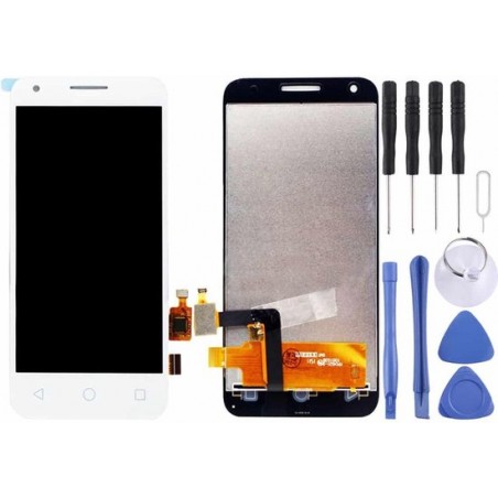 Lcd-scherm en digitizer volledige montage voor Alcatel One Touch Pixi 3 4.5 / 5019 (wit)