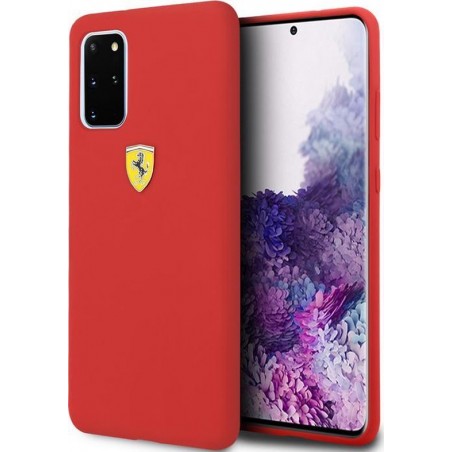 Ferrari SF Silicone Case voor Samsung Galaxy S20 Plus - Rood