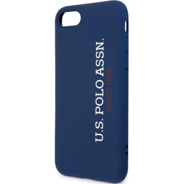 U.S. Polo Silicone Hard Cover Apple iPhone 7/8/SE (2020) - Blauw