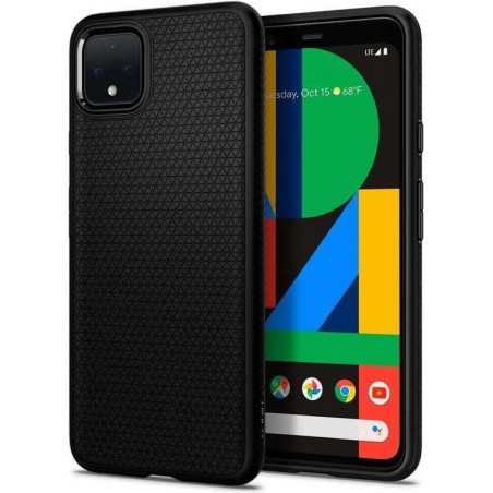 Spigen Liquid Air Google Pixel 4 Hoesje - Zwart