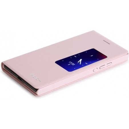 ROCK Huawei Ascend P7 Smart Cover met stand (pink)