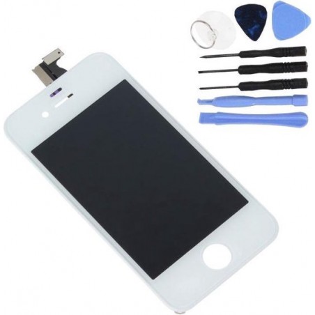 Voor Apple iPhone 4 - AAA+ LCD scherm Wit & Tools