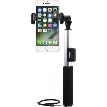 Remax - iPhone 7 Bluetooth Selfie Stick Zilver