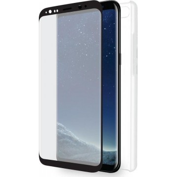 Azuri Samsung Galaxy S8 hoesje - 360 graden - Transparant