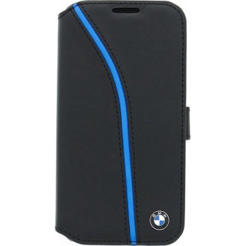 BMW Singature Seat Folio Boekcase Case voor Samsung i9505 S4 Zwart