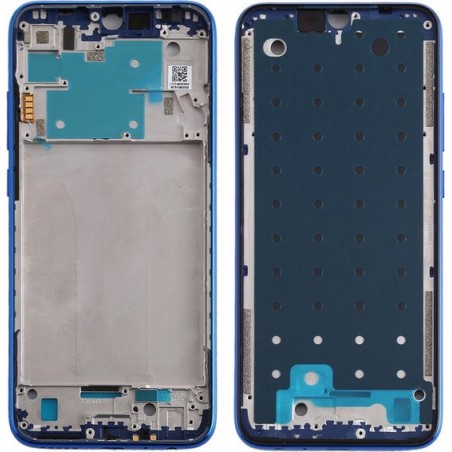 Front Behuizing LCD Frame Bezel Plate voor Xiaomi Redmi Note 8 (Blauw)