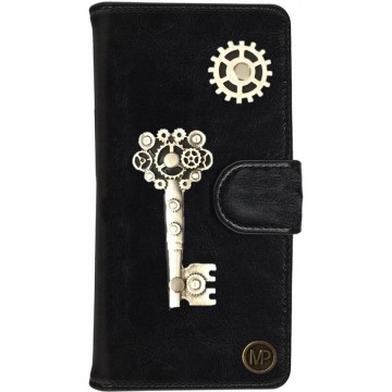 MP Case® PU Leder Mystiek design Zwart Hoesje voor Samsung Galaxy S8 Key Figuur book case wallet case