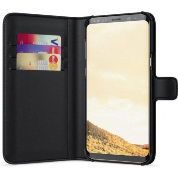 BeHello Samsung Galaxy S8+ Hoesje - Wallet Case Met Ruimte Voor 3 Pasjes Zwart
