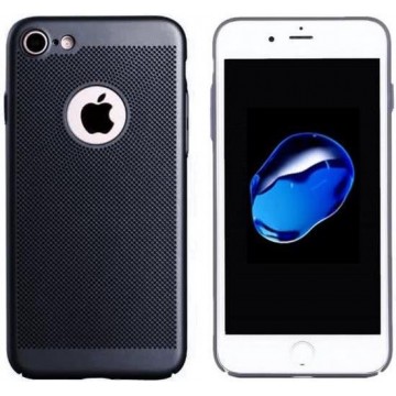 Hoes Mesh Holes voor Apple iPhone 7 Zwart