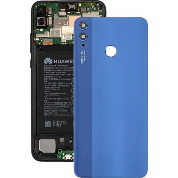Originele batterij achterkant met cameralens voor Huawei Honor 8X (blauw)