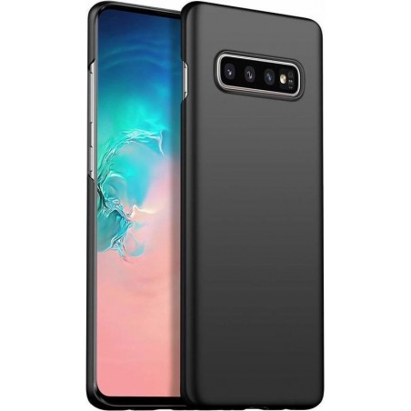 Samsung Galaxy S10 Zwarte Siliconen Hoesje - Samsung Galaxy S10 Black Silicone Case - Samsung Galaxy S10 Backcover Black