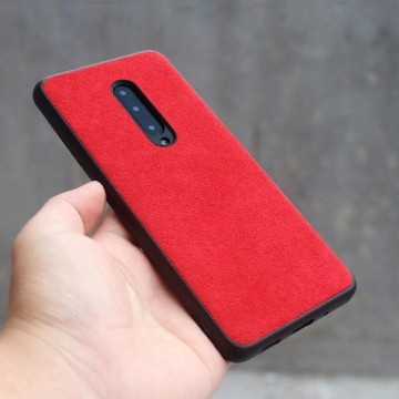 Alcantara Case OnePlus 7 Red