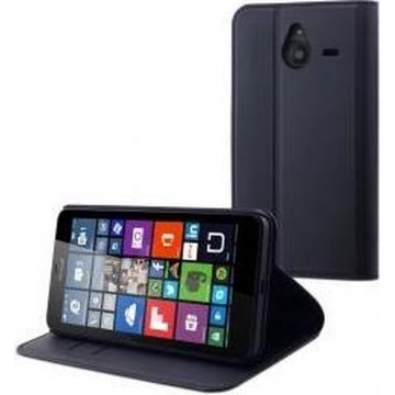 Muvit wallet X tasje - zwart - voor Nokia Lumia 640 XL