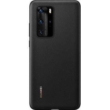 Huawei PU cover - black - for Huawei P40 Pro Plus