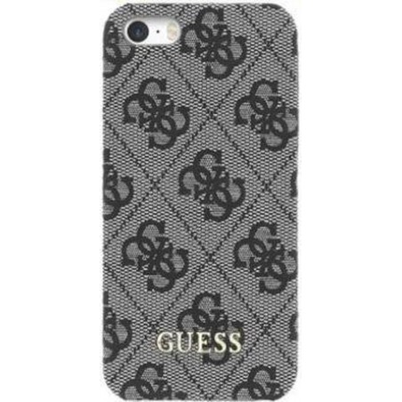 Guess 4G Uptown Hard Case voor Apple iPhone 5/5S/SE - Antraciet