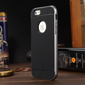 Luphie Aluminium/TPU Backcase iPhone 6(s) - Grijs