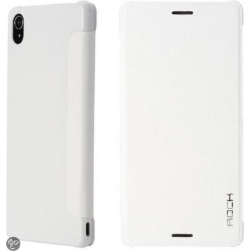 ROCK Sony Xperia Z3 Flip Cover (BELIEF Serie White)