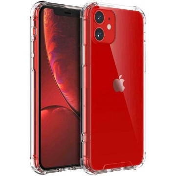 iPhone 11 Pro Max - Anti -Shock  Silicone Hoesje - Transparant