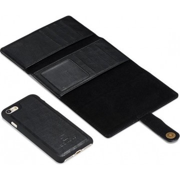wallet case met verwijderbare backcase DG-ming voor Iphone 7/8 plus - zwart