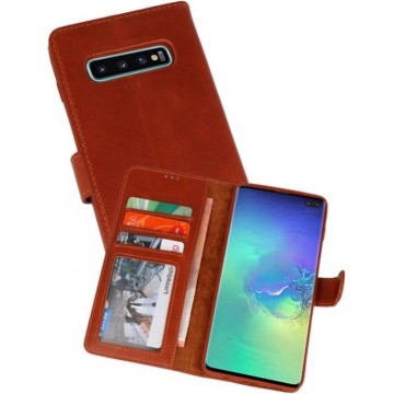 Rico Vitello Bruin Echt Leder Hoesje voor Samsung Galaxy S10 Plus