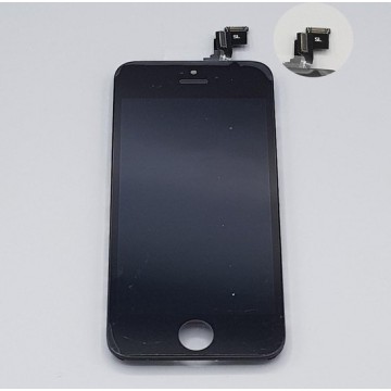 Voor IPhone 5C lcd scherm Zwart- AA+ -inclusief 8-delig reparatiesetje