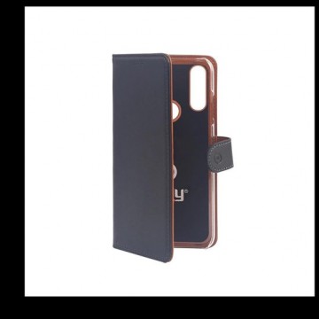 Celly - Samsung Galaxy A60 - Wally Bookcase Black - Openklap Hoesje Samsung Galaxy A60 - Samsung Case Black