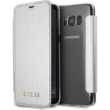 Samsung Galaxy S8+ hoesje - Guess - Zilver - Kunstleer