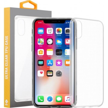 iPhone X Transparant Silliconen TPU Hoesje Cover Case