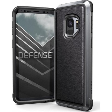 X-Doria Defense Lux cover - zwart leder - voor Samsung Galaxy S9
