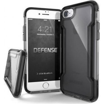 X-doria Defense Apple iPhone SE 2020 Hoesje - Transparant/Zwart
