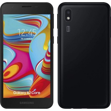 Soft TPU Zwart hoesje Silicone Case Samsung Galaxy A2 Core