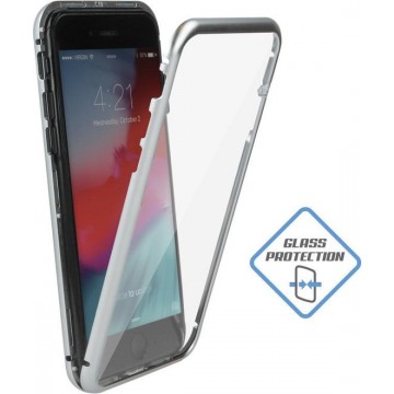 Magnetische Hardcase - iPhone XR Hoesje - Zilver