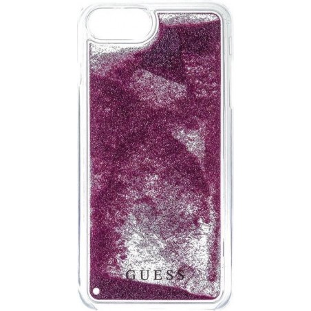 Guess Liquid Glitter Triangle Case voor Apple iPhone 7 Plus (5.5'') - Roze