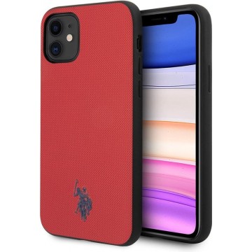 U.S. Polo Wrapped Hard Cover - Apple iPhone 11 Pro Max (6.5'') - Rood