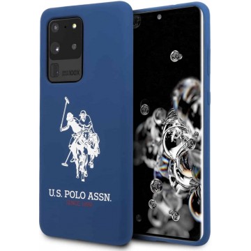 U.S. Polo Siliconen Backcover Hoesje Samsung Galaxy S20 Ultra - Navy Blue