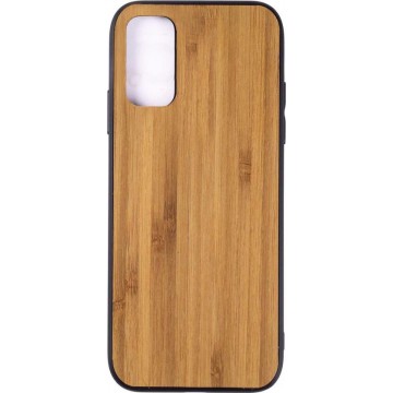 Houten Telefoonhoesje Samsung S20  - Bumper case - Bamboe