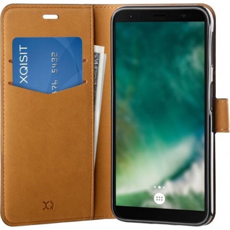 XQISIT Slim Wallet Selection for Galaxy A7 (2018) black