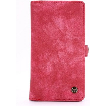 Caseme - iPhone SE (2020) Hoesje - Uitneembare Portemonnee Vintage Rood