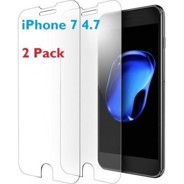 2 stuks- iPhone 7 / iPhone 8 (4.7 inch) Glazen tempered