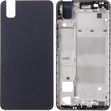 Huawei Honor 7i Front behuizing LCD Frame Bezel + batterij Back-Cover(Black)