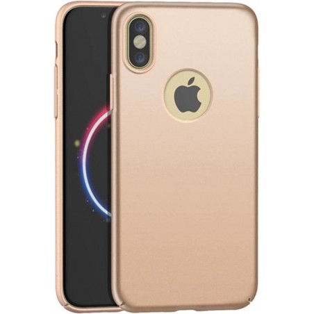 Hoesje Mat voor Apple iPhone X/Xs Goud