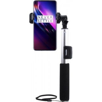 Remax - OnePlus 8 Selfie Stick Bluetooth Zilver