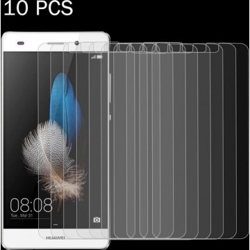10 STKS Huawei P8 Lite (2017) 0,26 mm 9H Oppervlaktehardheid Explosiebestendig Niet-volledig scherm Gehard Glas Zeeffilm
