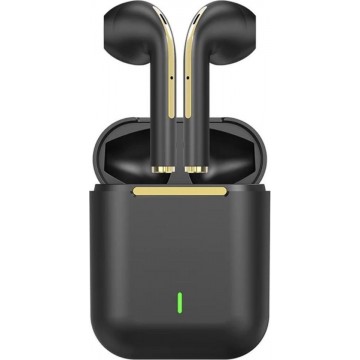 J18 TWS Wireless Headphone Bluetooth Earphone Headset True Wireless (Zwart  Kleur)