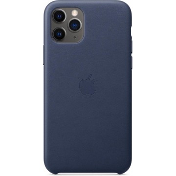 Apple Leren Hoesje voor iPhone 11 Pro - Midnight Blue