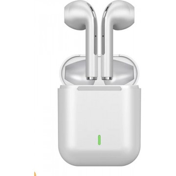J18 TWS Wireless Headphone Bluetooth Earphone Headset True Wireless (wit kleur)