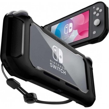Hoesje Nintendo Switch Lite - Spigen Rugged Armor Case - Zwart